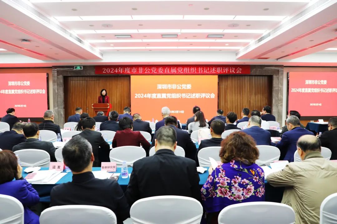 总结回顾明思路 铆足干劲再出发——深圳市非公党委召开直属党组织书记述职评议会